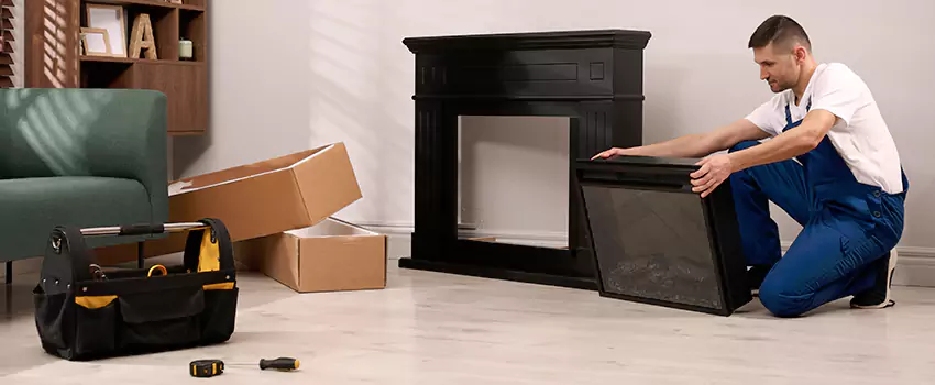 Old Rusted Metal Fireplace Repair And Replacement in Cuyahoga Falls, OH